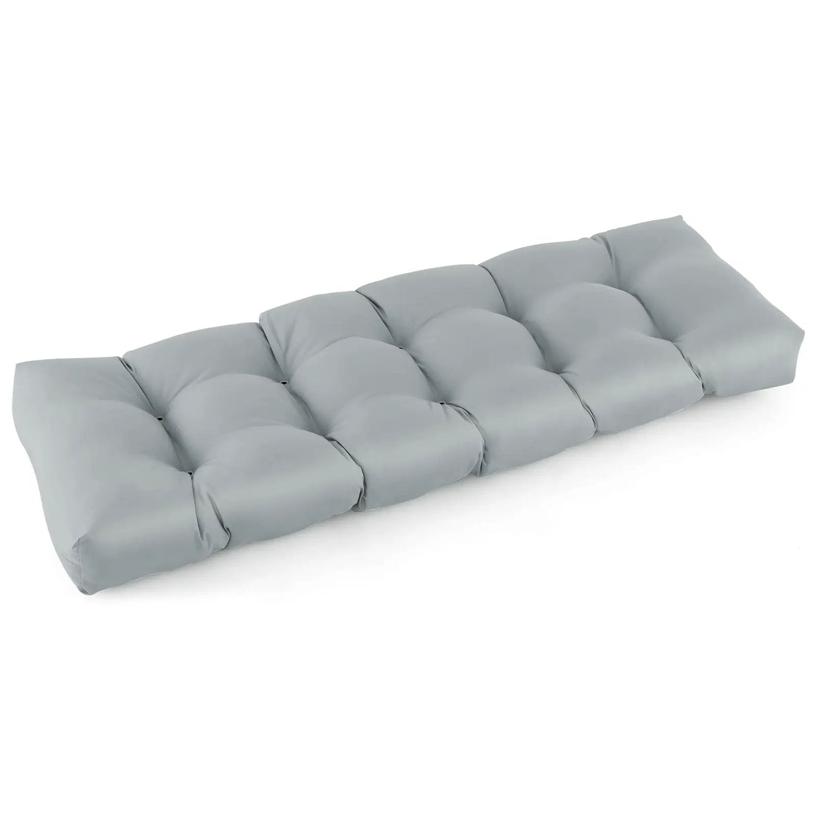 Indoor Outdoor Tufted Bench Cushion with Soft PP Cotton by DirectDeals