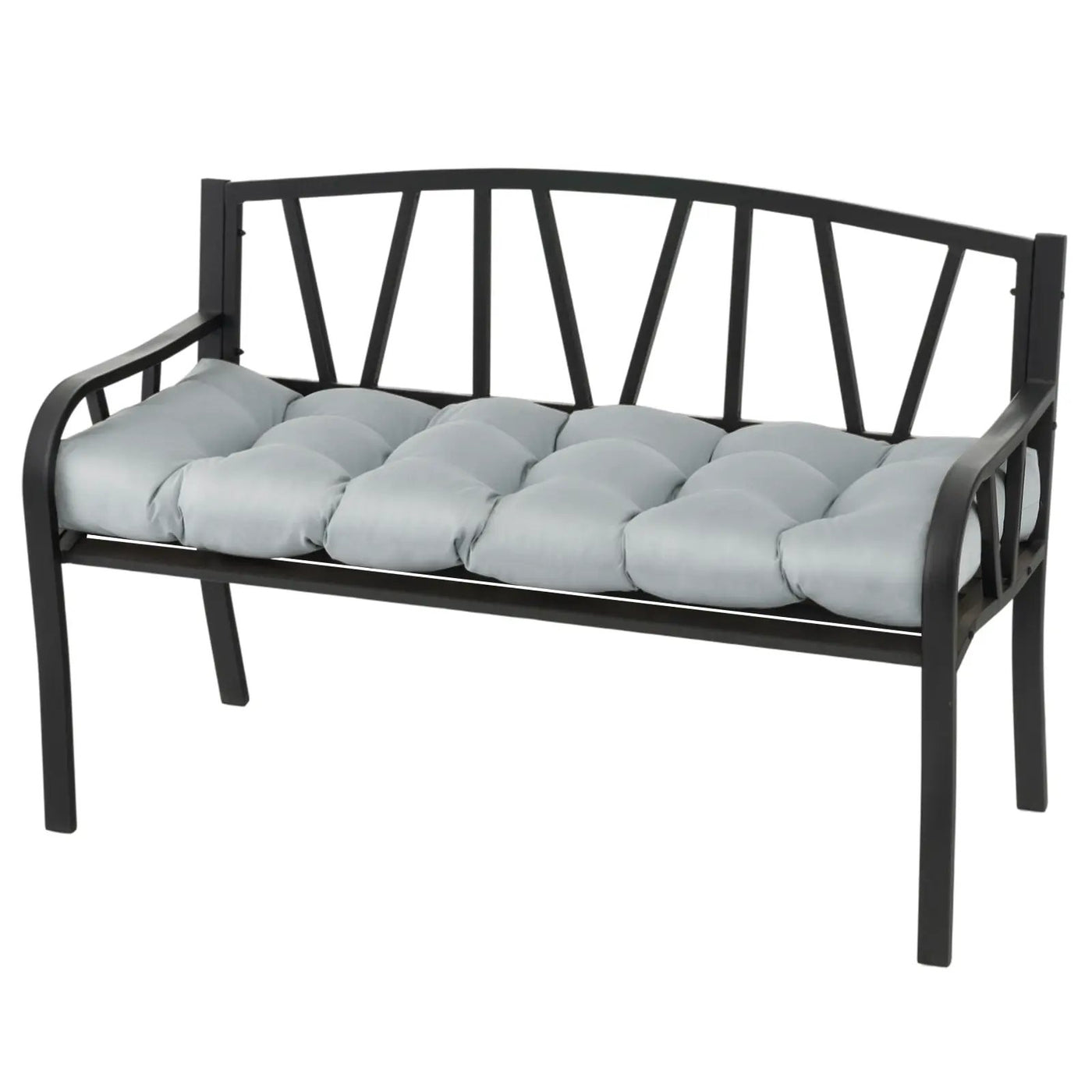 Indoor Outdoor Tufted Bench Cushion with Soft PP Cotton by DirectDeals