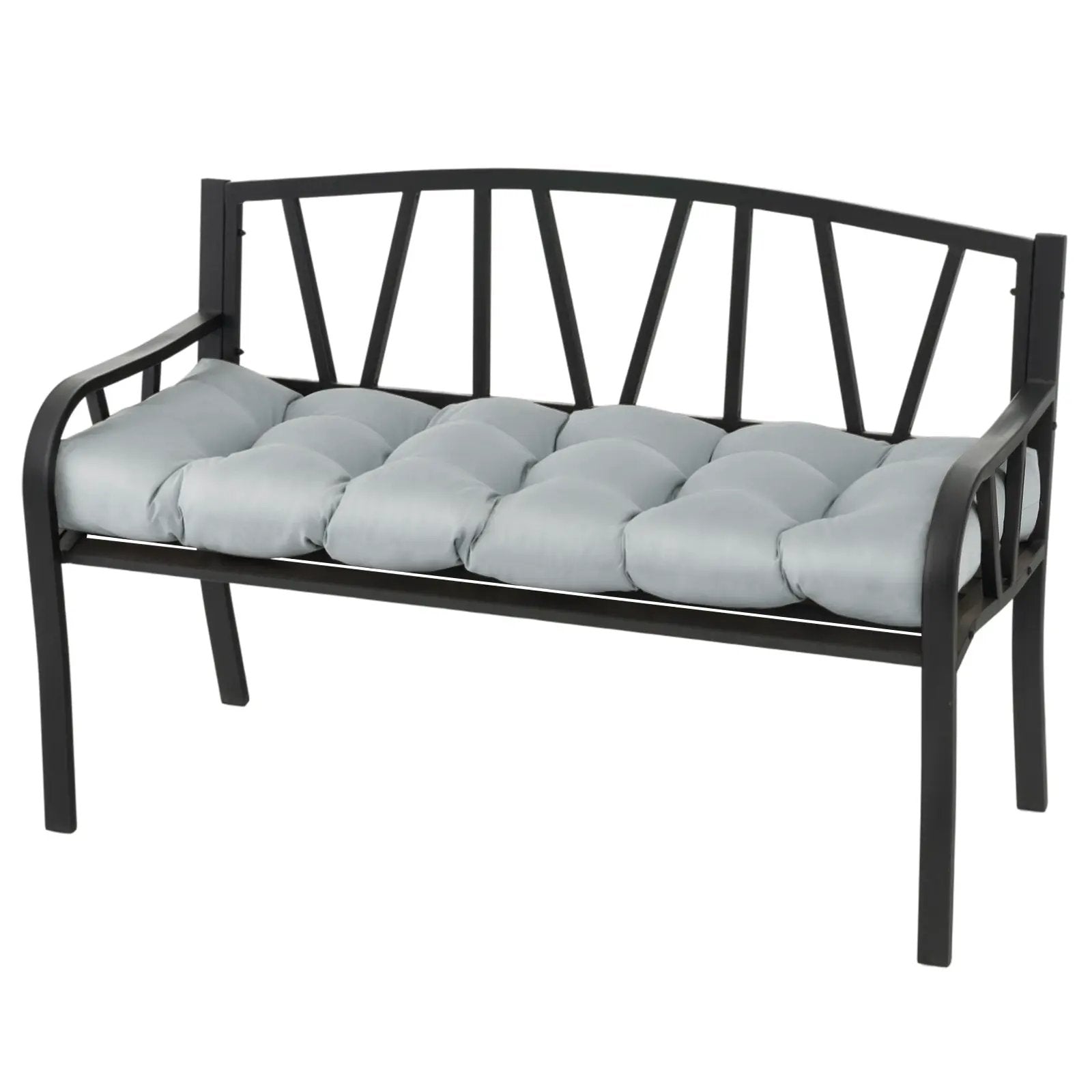 Indoor Outdoor Tufted Bench Cushion with Soft PP Cotton by DirectDeals