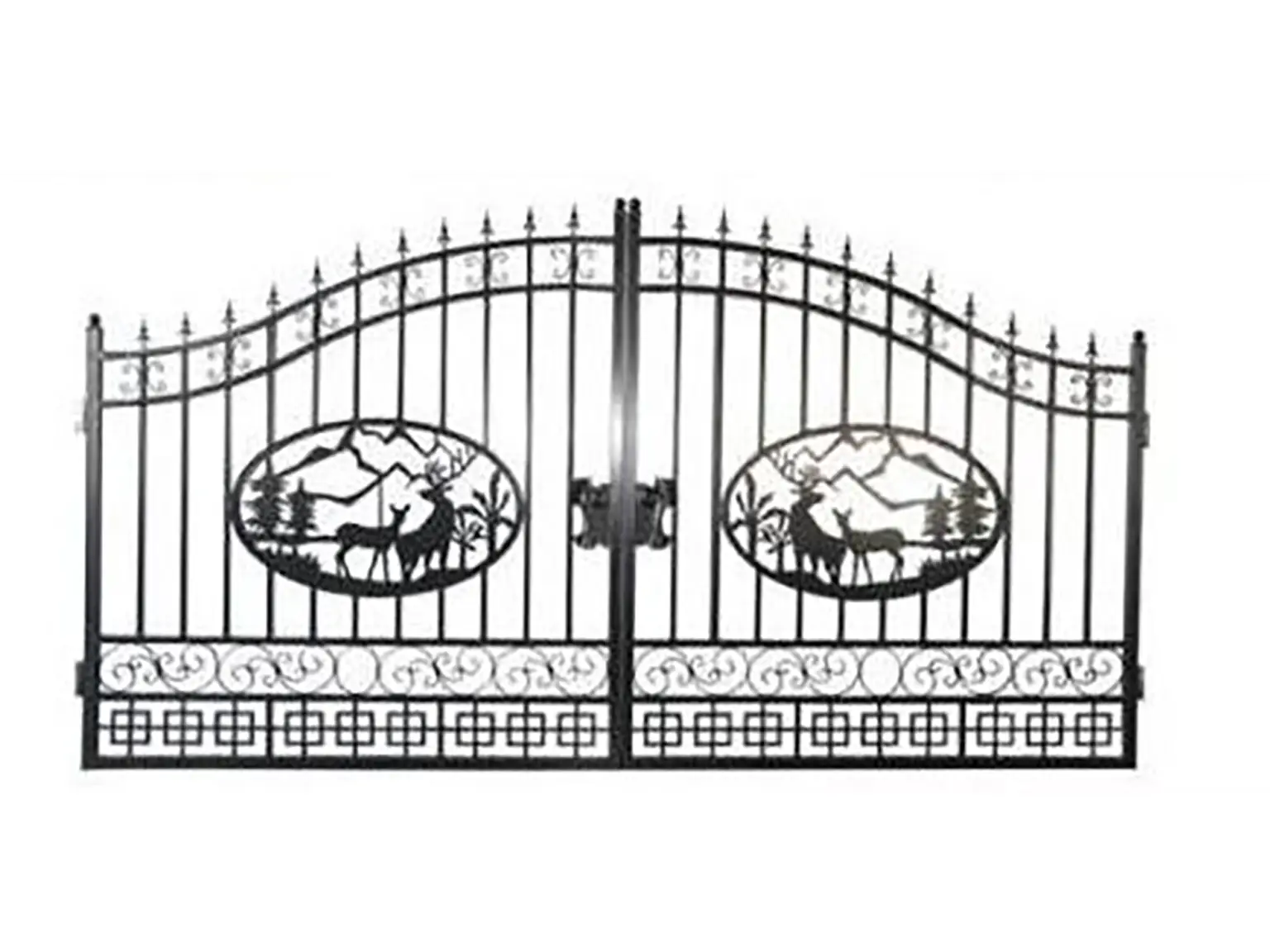 Greatbear Wrought Iron Fence & Driveway Gate by Chery Industrial