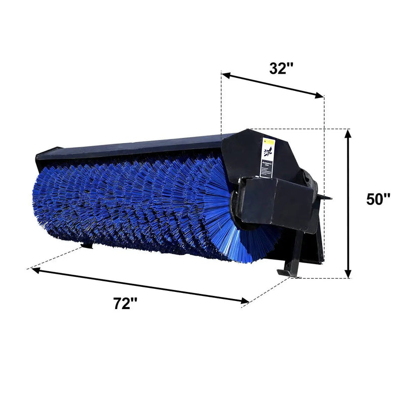 Greatbear Skid Steer 72'' Angle Broom by Chery Industrial