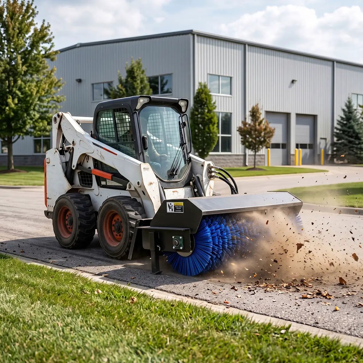 Greatbear Skid Steer 72'' Angle Broom by Chery Industrial