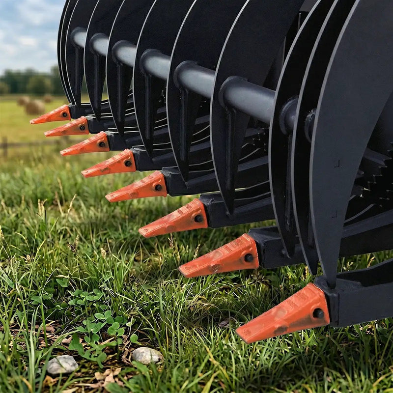 Greatbear 78" Heavy Root Grapple Rake by Chery Industrial