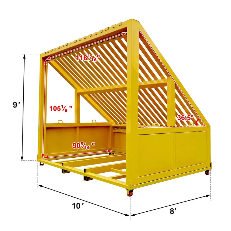 Greatbear 8-10ft Heavy-Duty Portable Rock Grizzly Screen with Adjustable Bar Spacing by Chery Industrial