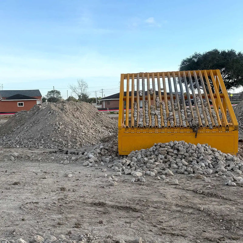 Greatbear 8-10ft Heavy-Duty Portable Rock Grizzly Screen with Adjustable Bar Spacing by Chery Industrial