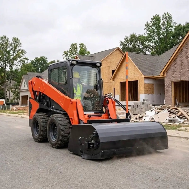 Greatbear Skid Steer 72'' Rotary Broom, photo 2 of 10