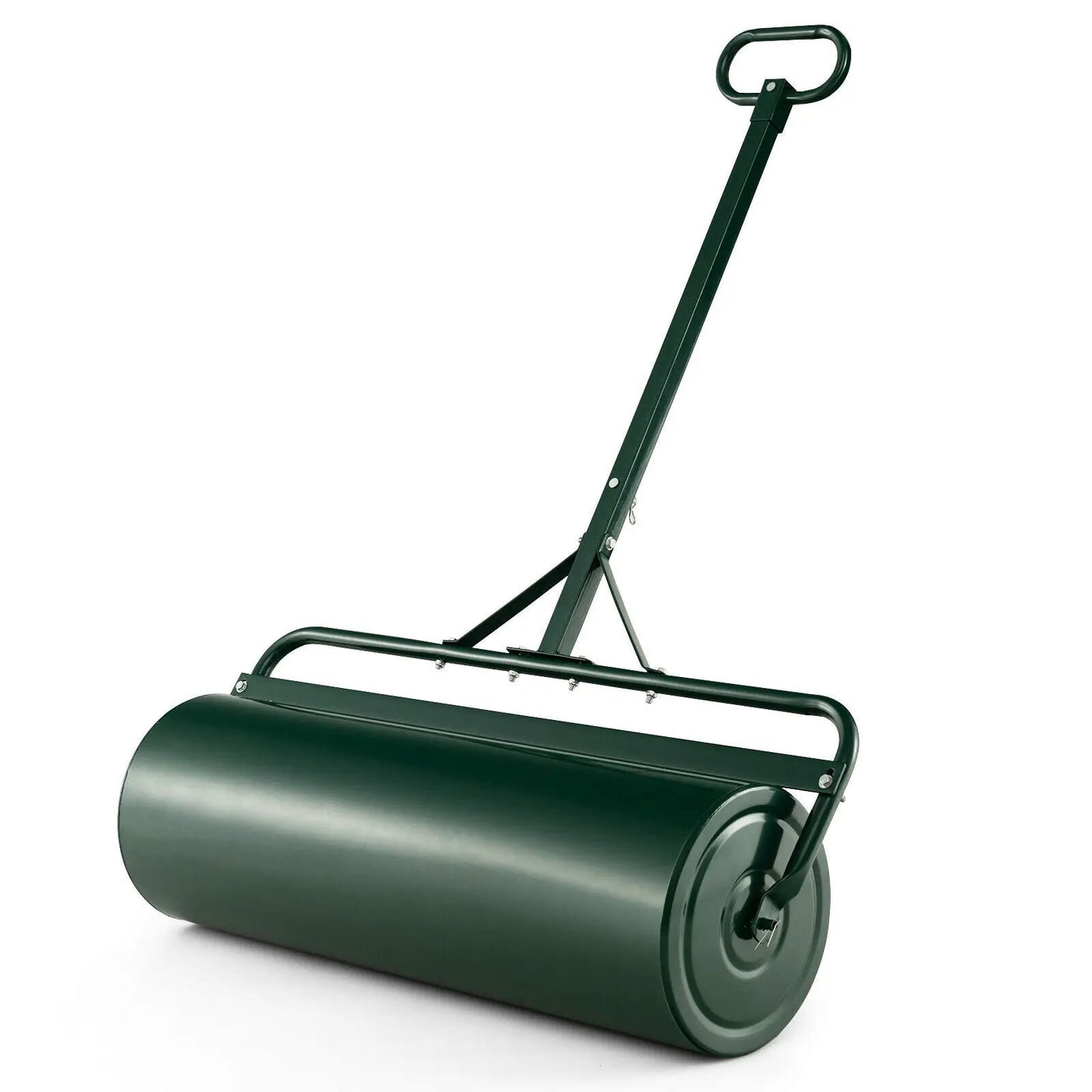 Metal Lawn Roller with Detachable Gripping Handle by DirectDeals