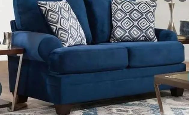 Groovy - Navy - 2pc Sofa & Love seat Collection by Unique Piece Furniture