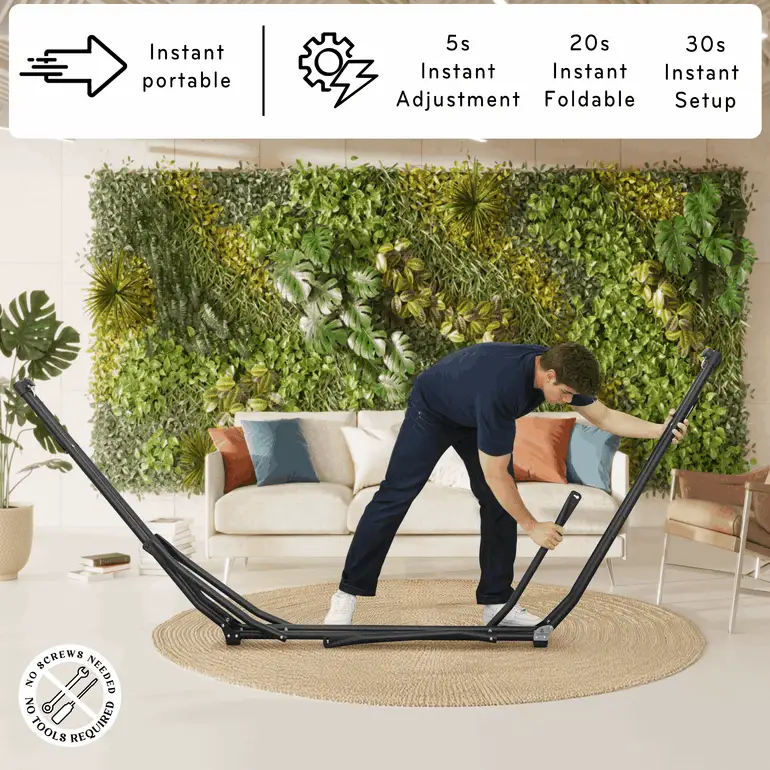 Tranquillo UniGen Transforming Hammock Stand for Ultimate Relaxation by Megsu