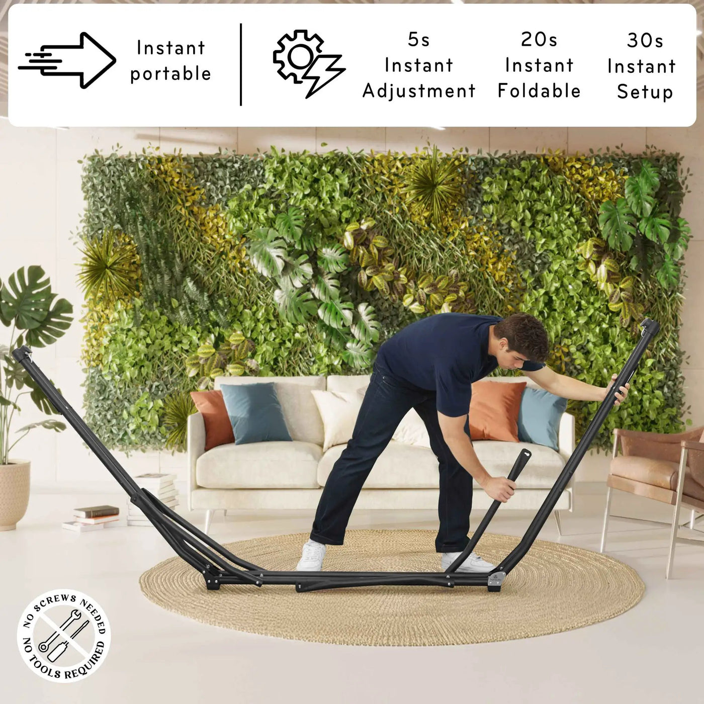 UniGen Transforming Hammock Stand by Megsu