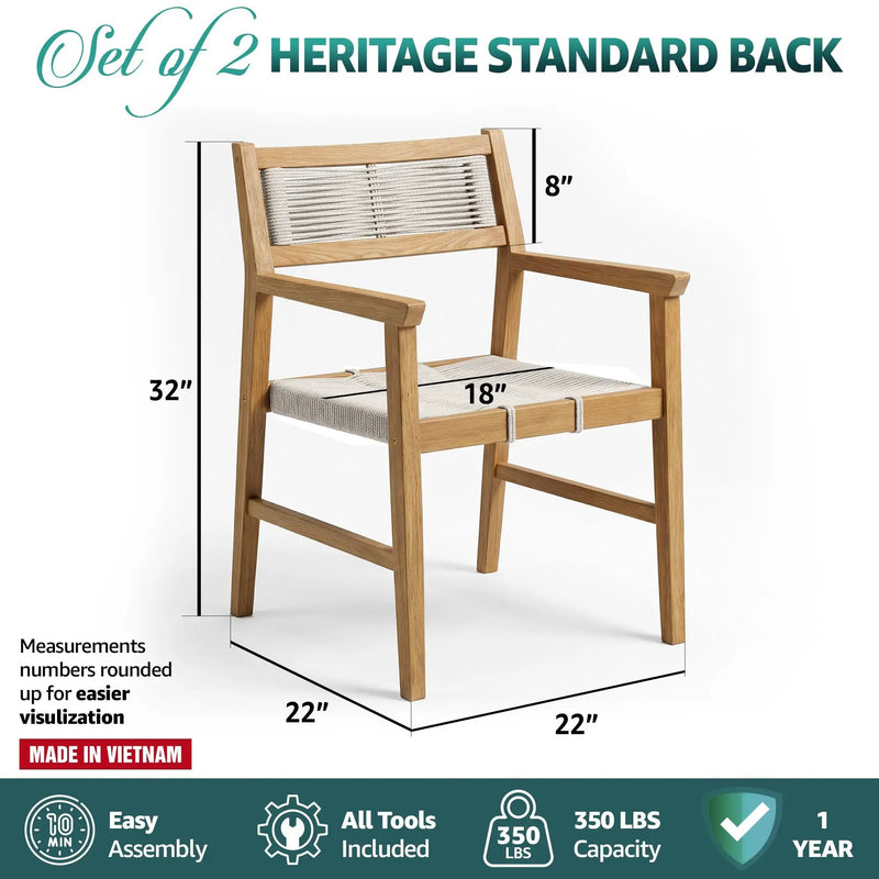 Heritage Standard Outdoor Armchair by Megsu