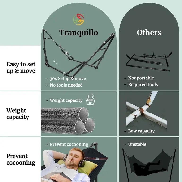 Universal Hammock with Medium Size Stands by Megsu