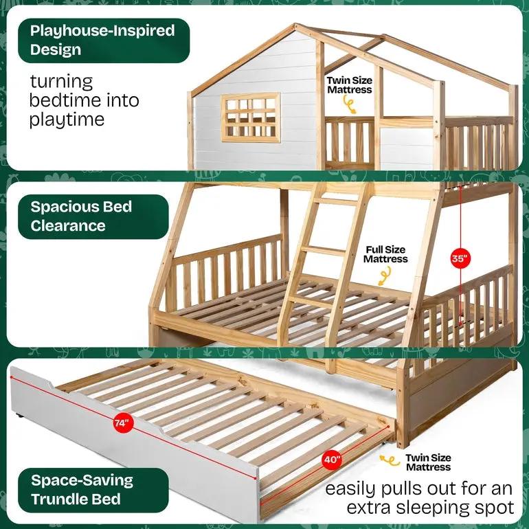 Treehouse Kid Bunk Bed by Megsu