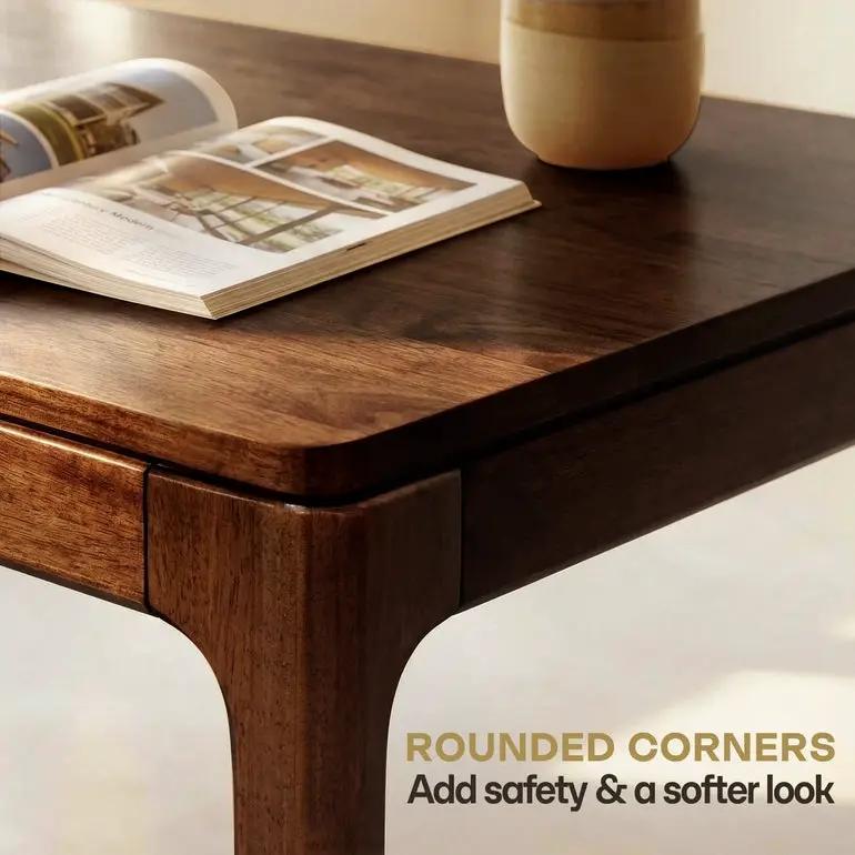 Wilma 48 Inches Rubber Wood Desk by Megsu