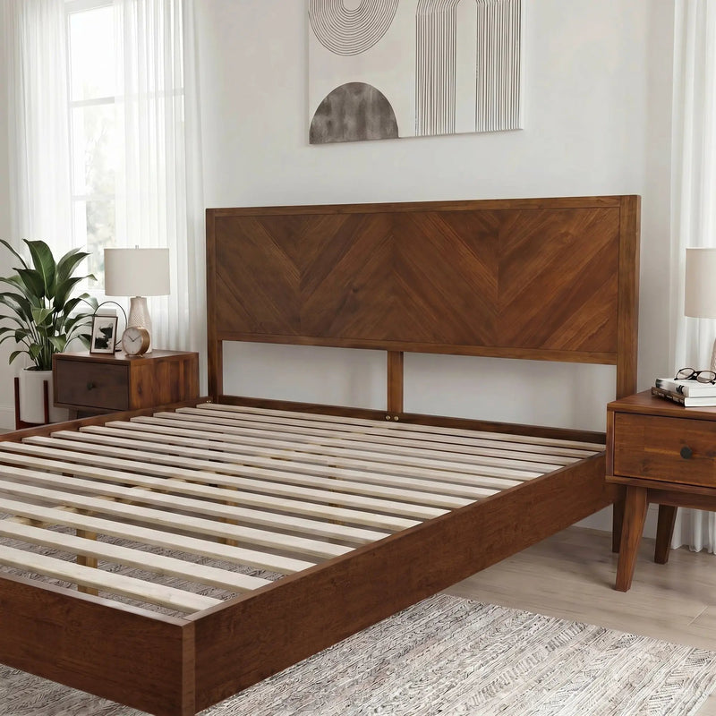 Alander Solid Wood Bed Frame by Megsu