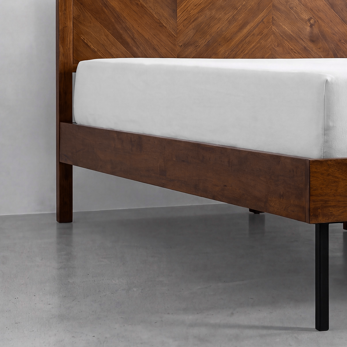 Alander Solid Wood Bed Frame, photo 5 of 25