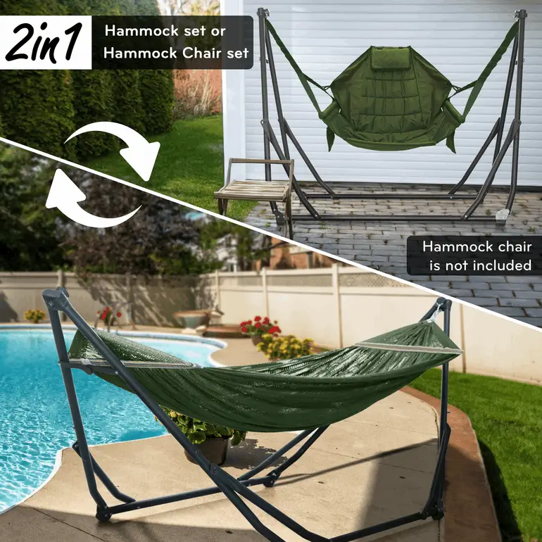 Tranquillo UniGen Transforming Hammock Stand for Ultimate Relaxation by Megsu