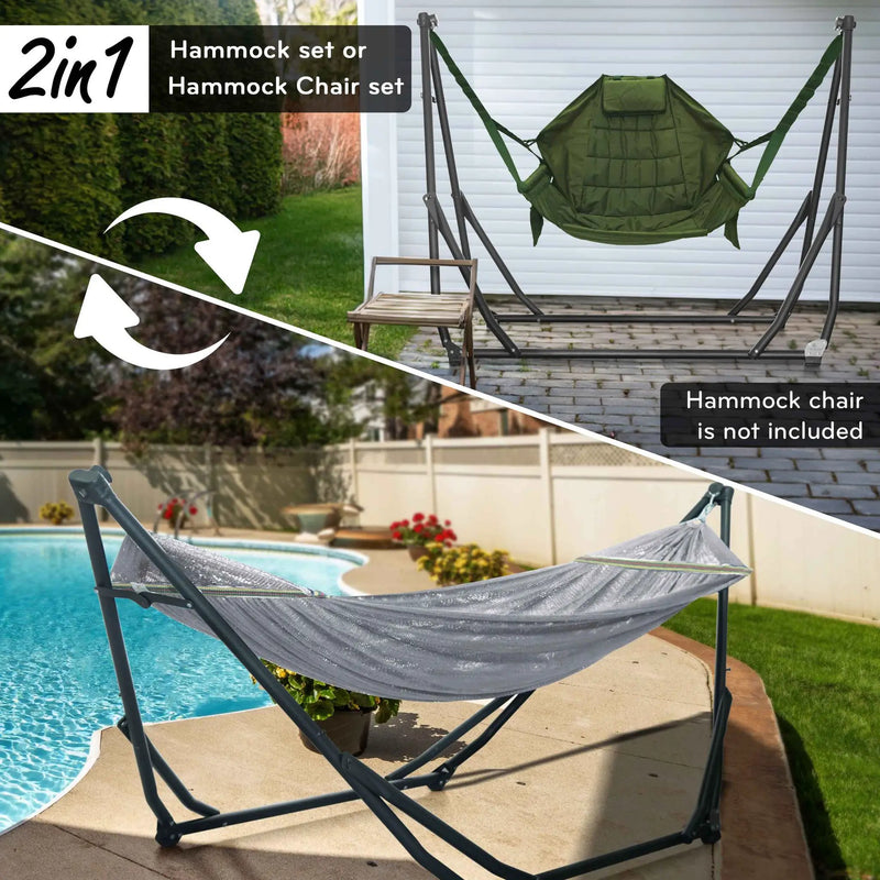 Tranquillo UniGen Transforming Hammock Stand for Ultimate Relaxation by Megsu