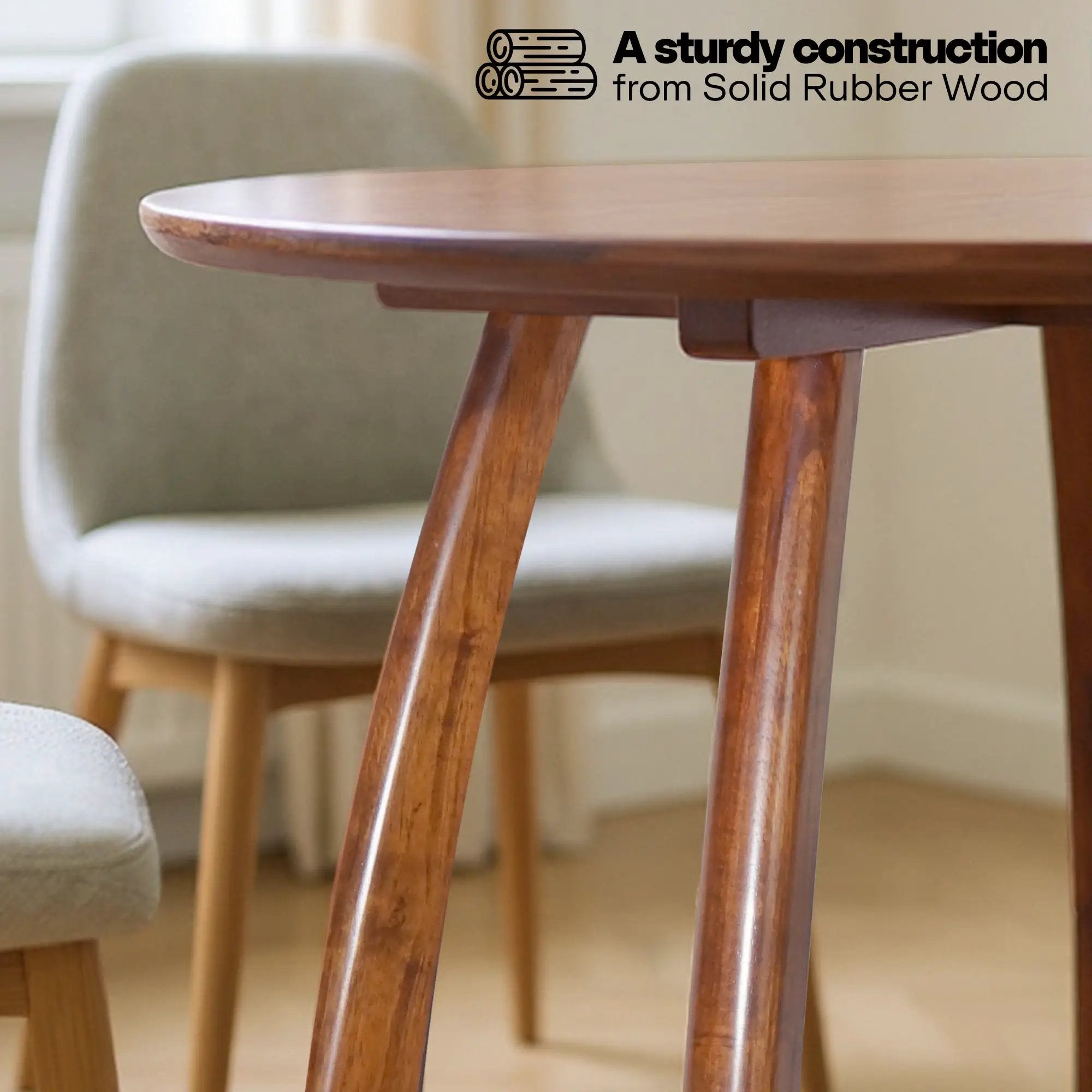 Alma 36 Inches Round Dining Table by Megsu