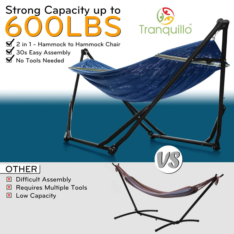 Tranquillo UniGen Transforming Hammock Stand for Ultimate Relaxation by Megsu