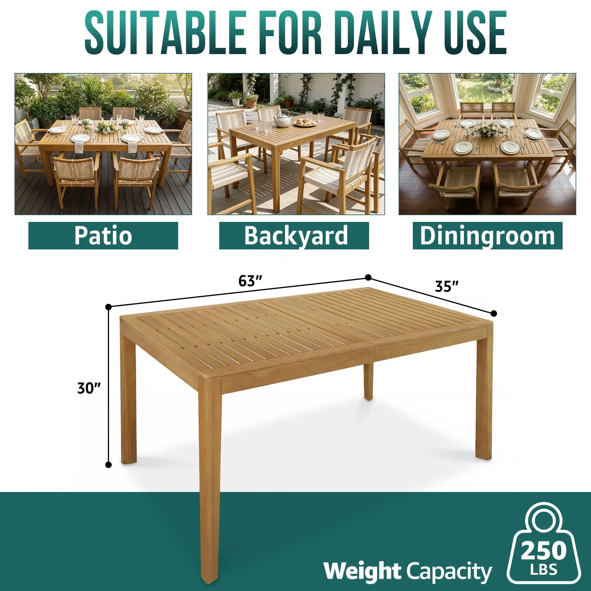 Classic Dining Table by Megsu