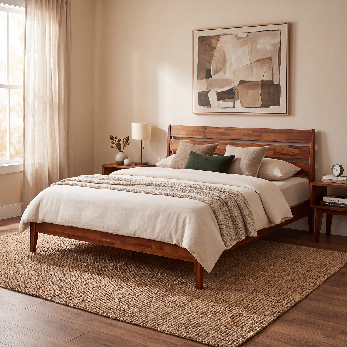 Emery Solid Wood Bed Frame, photo 22 of 40
