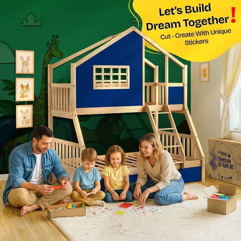 Treehouse Kid Bunk Bed by Megsu
