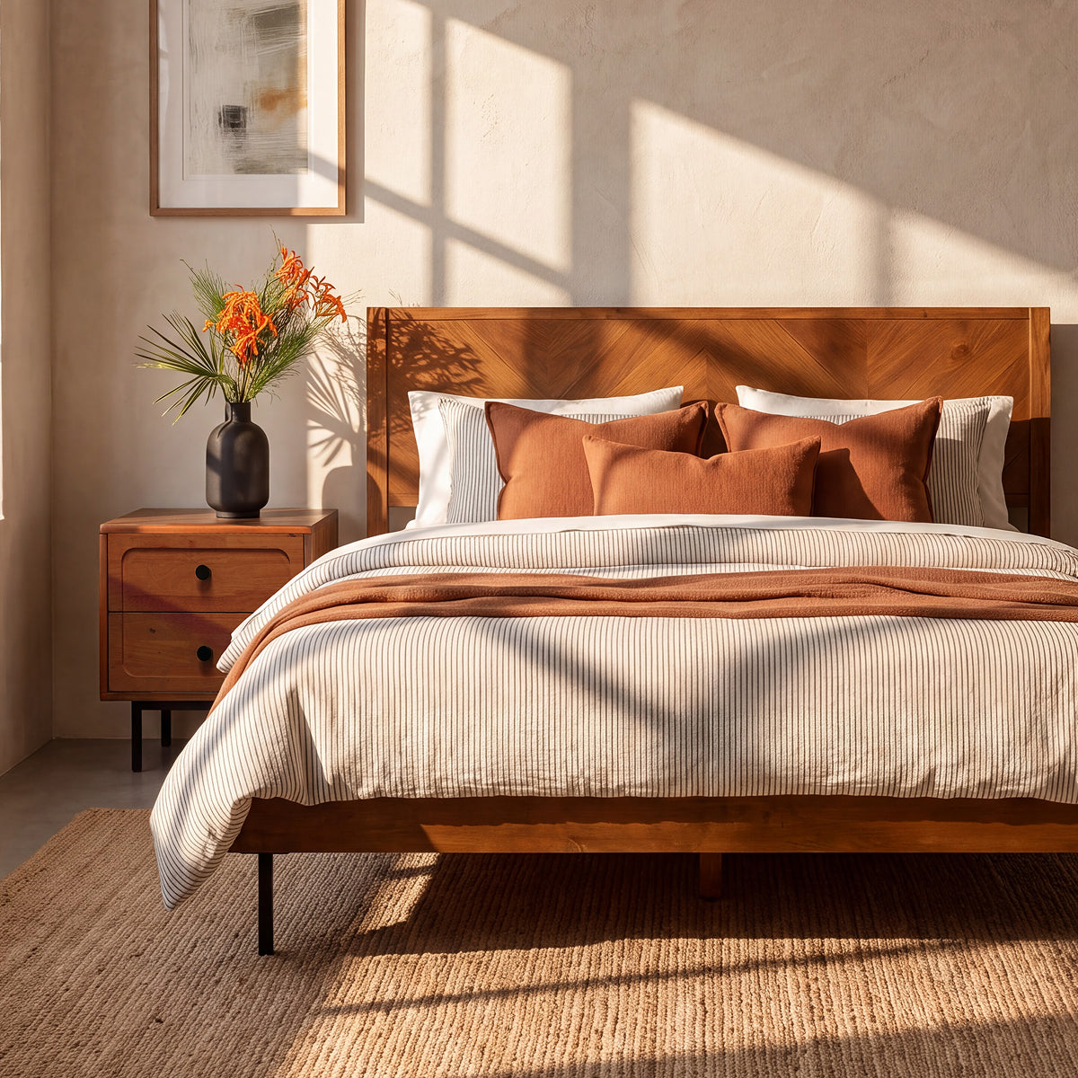 Alander Solid Wood Bed Frame, photo 24 of 25