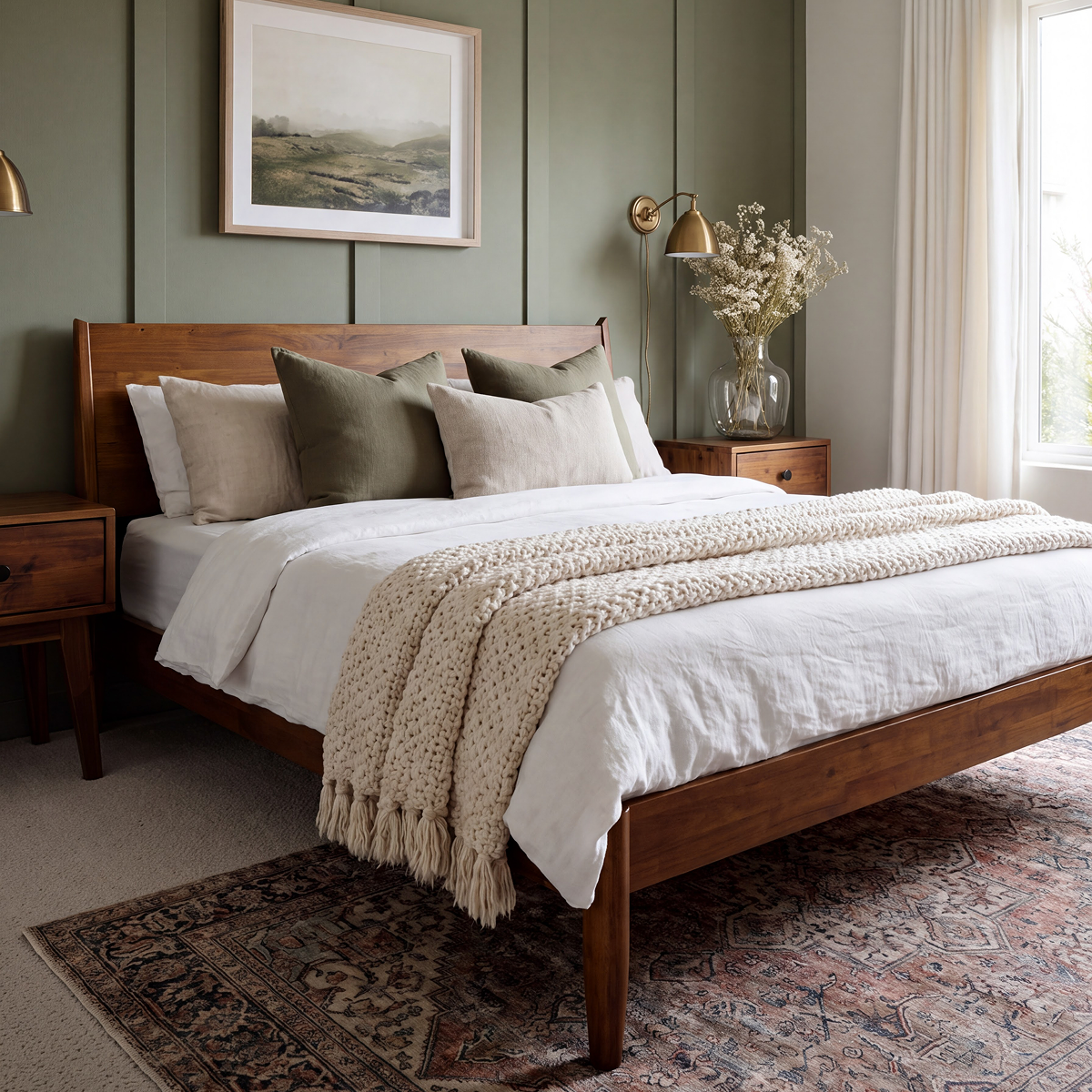 Haven Solid Wood Bed Frame, photo 11 of 23
