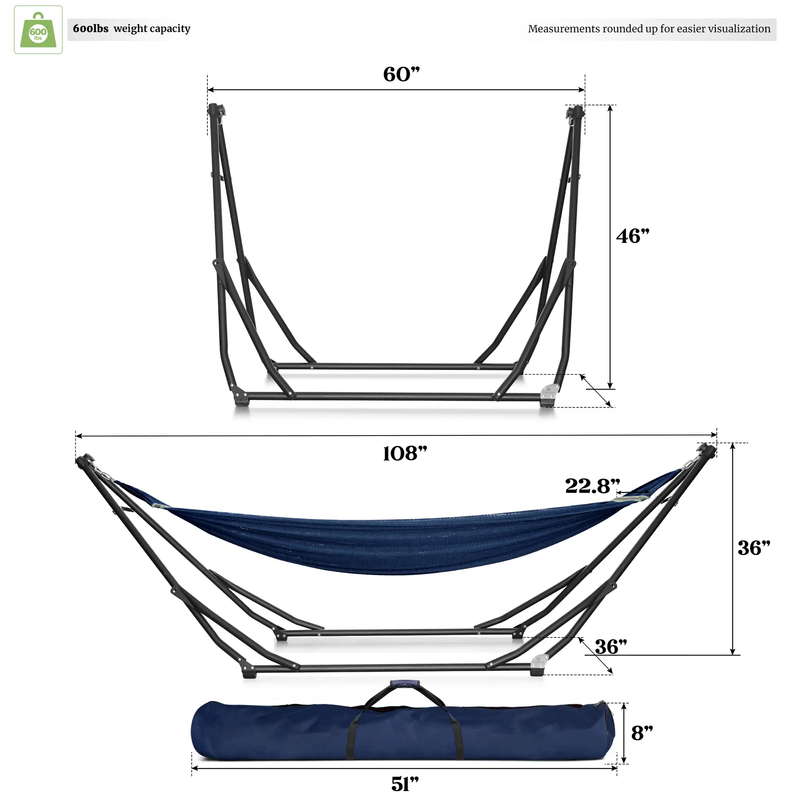 Tranquillo UniGen Transforming Hammock Stand for Ultimate Relaxation by Megsu