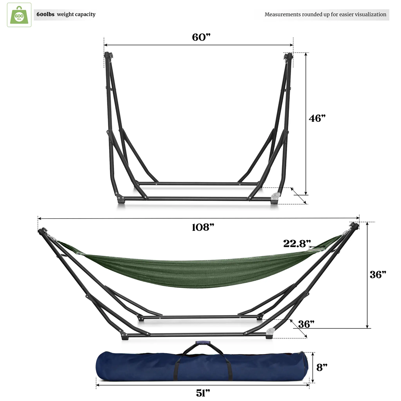 UniGen Transforming Hammock Stand by Megsu