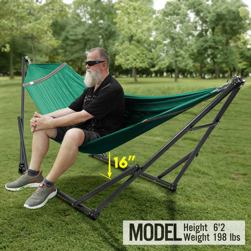 Tranquillo Universal Hammock with Medium Size Stands for Ultimate Relaxation - Ideal Universal Hammock Stands - Medium Size by Megsu