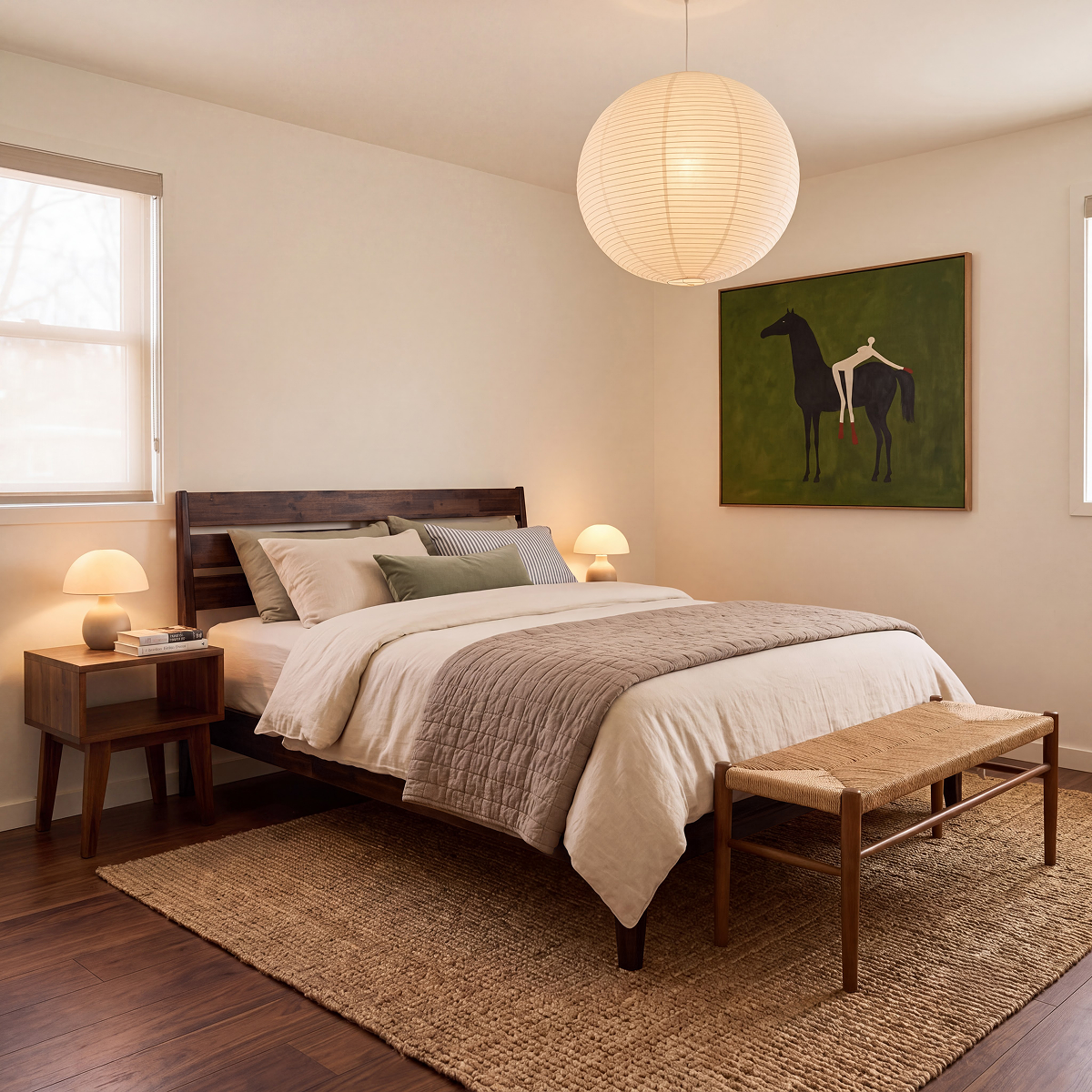 Emery Solid Wood Bed Frame, photo 34 of 40