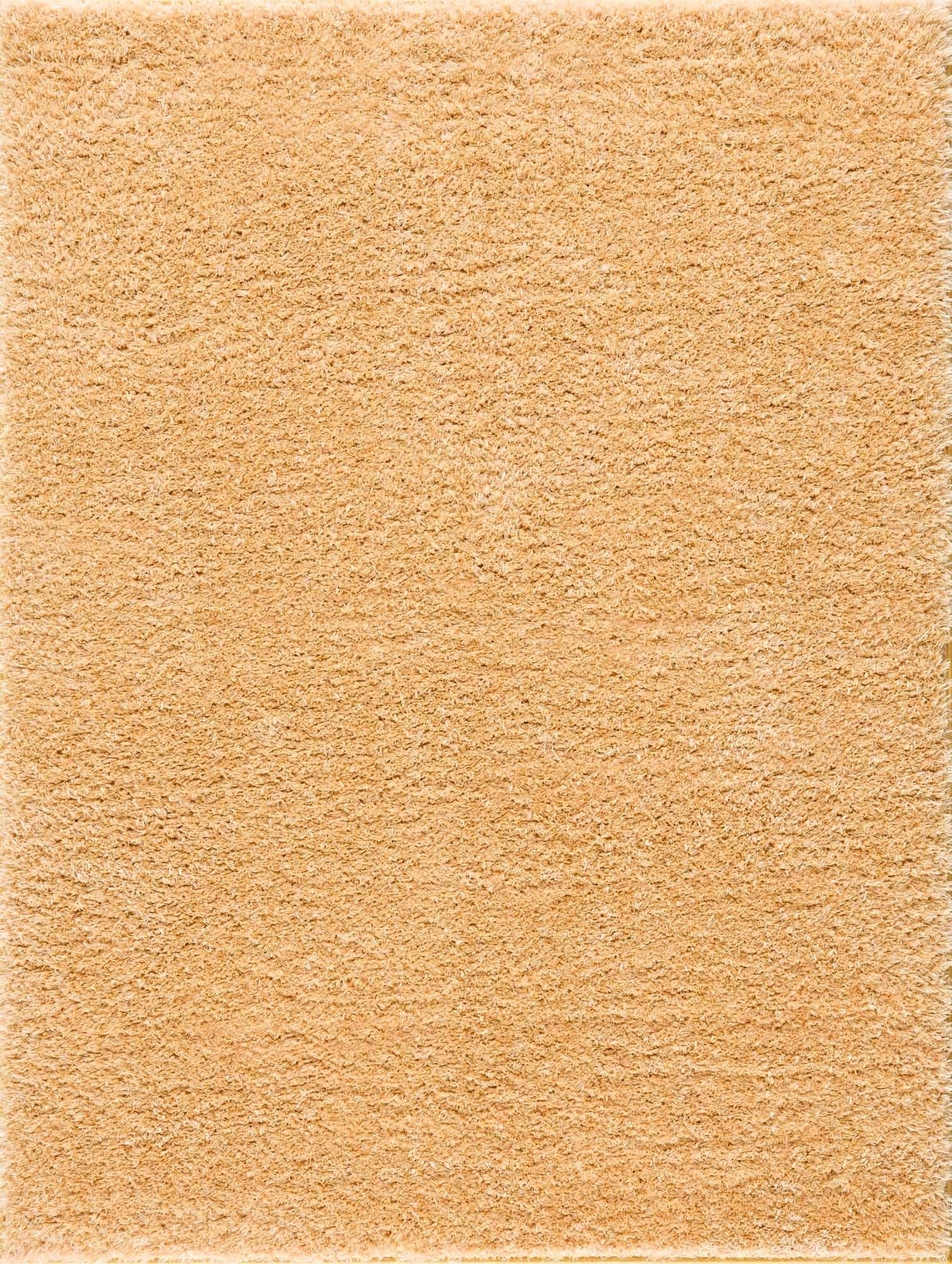 Faina Solid Gold Shag Washable Area Rug - Clearance by Boutique Rugs
