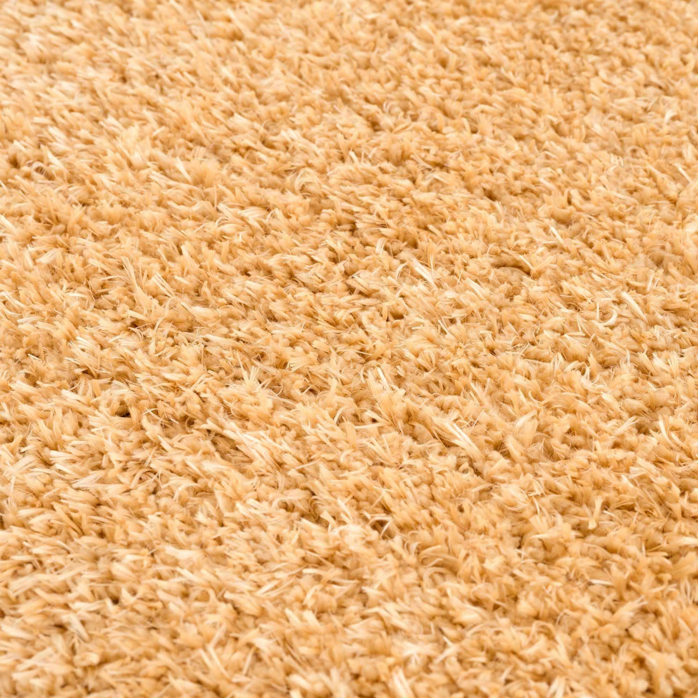 Faina Solid Gold Shag Washable Area Rug - Clearance by Boutique Rugs