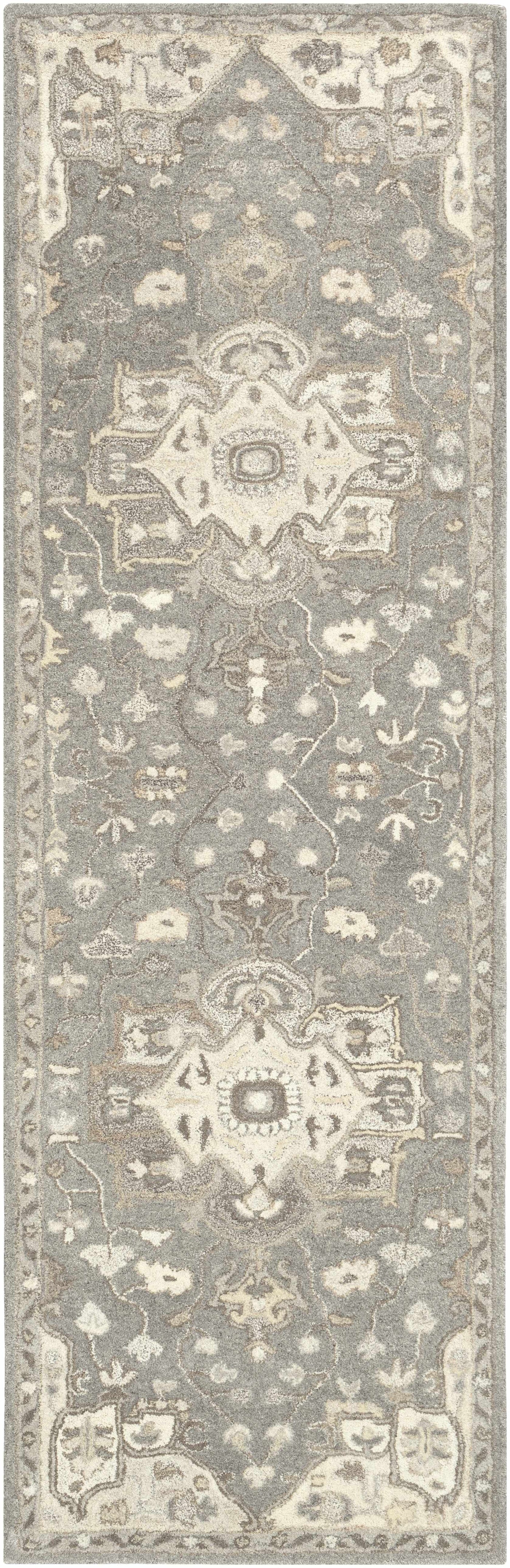 Broomfield 1196 Hand Tufted Taupe Wool Rug by Boutique Rugs