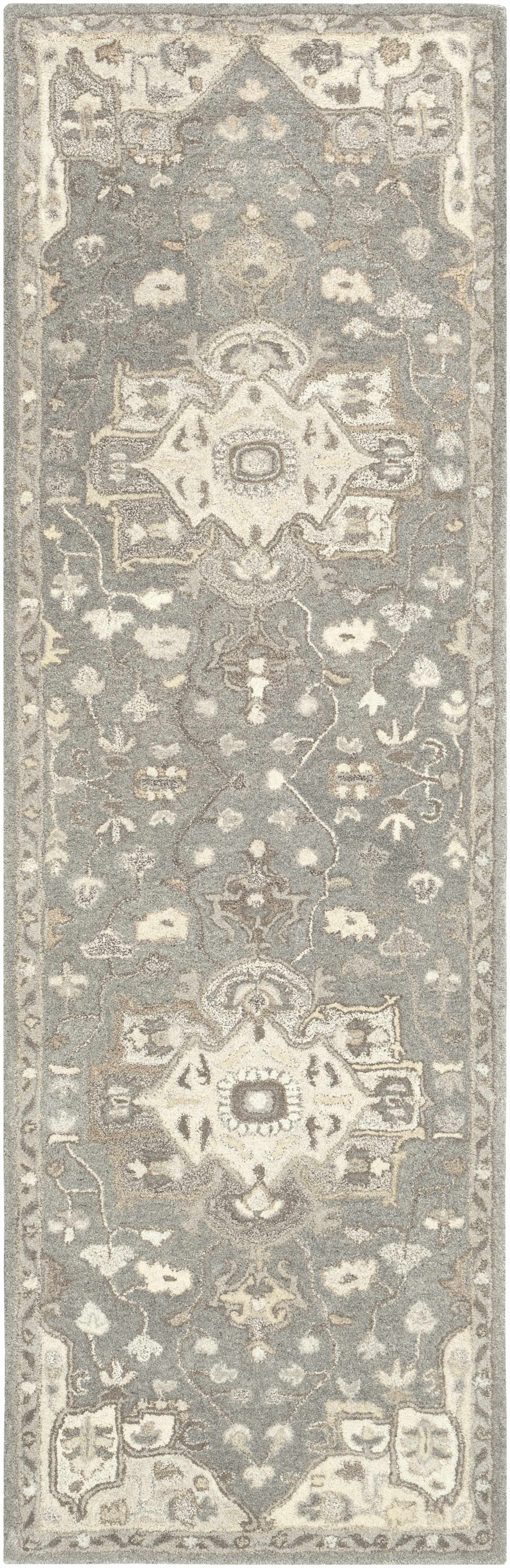 Broomfield 1196 Hand Tufted Taupe Wool Rug by Boutique Rugs