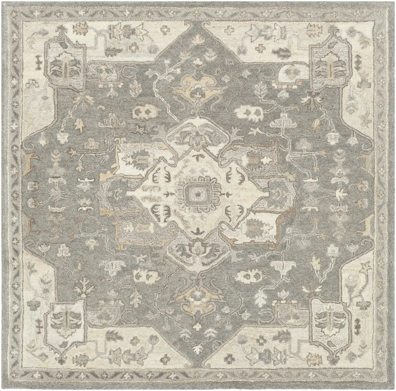 Broomfield 1196 Hand Tufted Taupe Wool Rug by Boutique Rugs