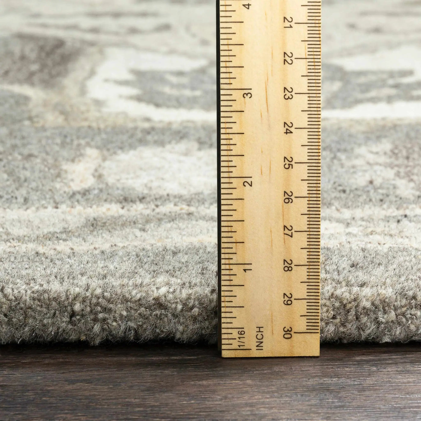 Broomfield 1196 Hand Tufted Taupe Wool Rug by Boutique Rugs