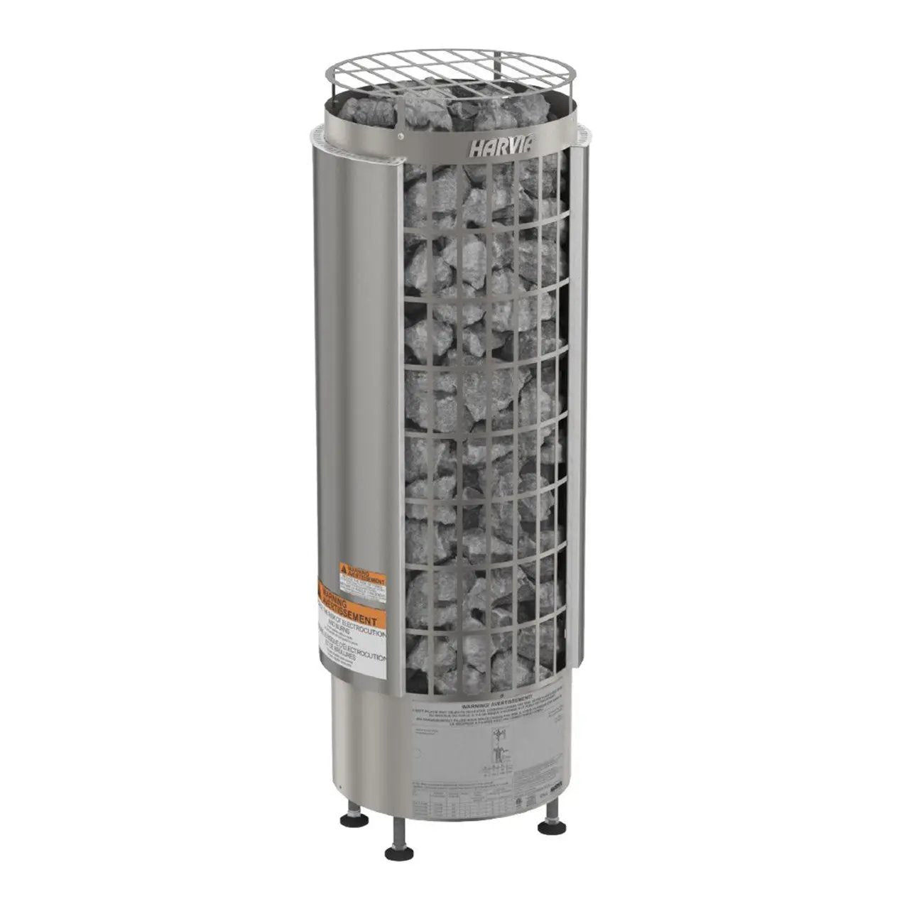 Harvia Cilindro UL Certified Electric Sauna Heater With Xenio CX45 Digital Control Panel & Sauna Stones [PC60/80/90/110E] (SAK86571) by SAKSBY WHOLESALE