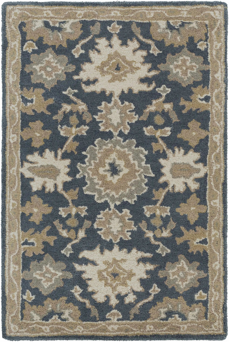 Caesar 1154 Navy Wool Rug by Boutique Rugs