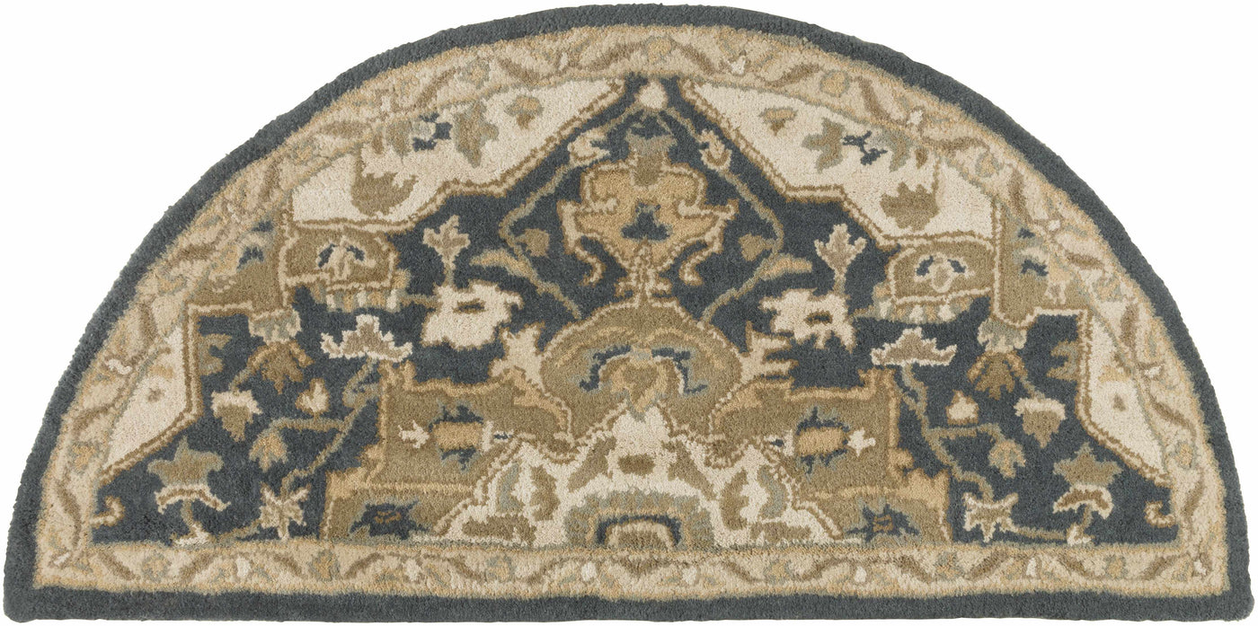 Caesar 1154 Navy Wool Rug by Boutique Rugs
