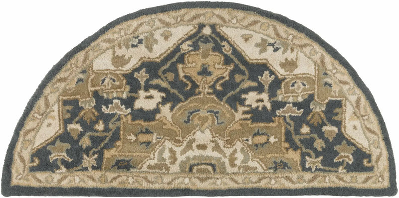 Caesar 1154 Navy Wool Rug by Boutique Rugs