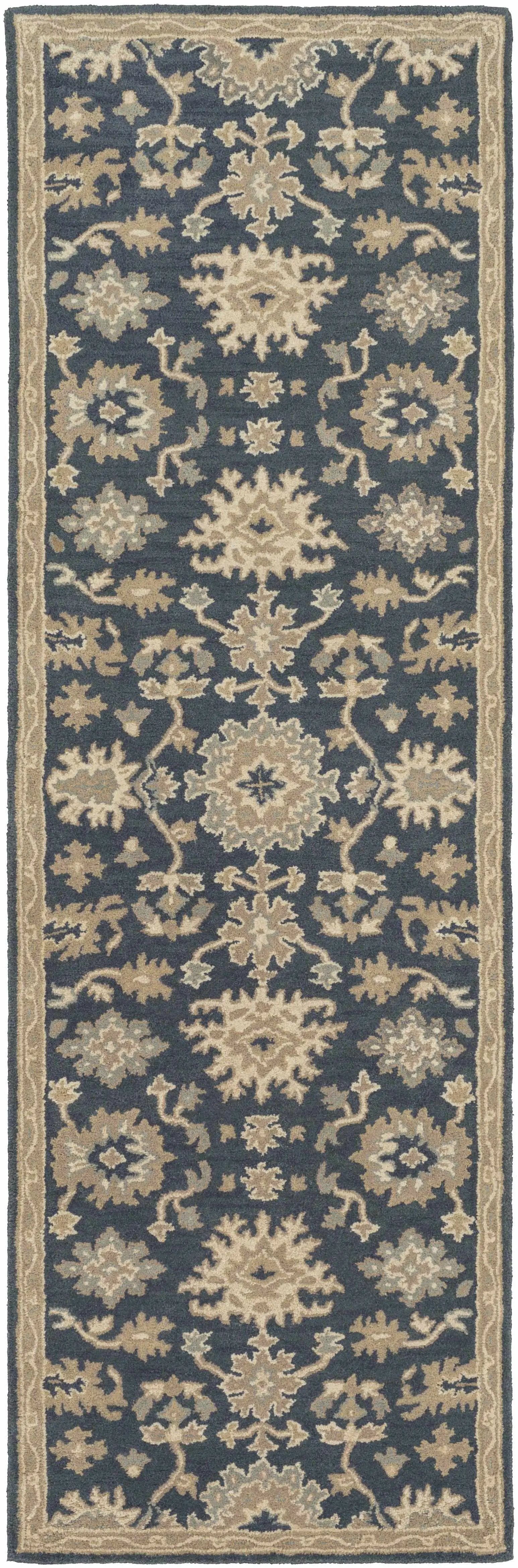 Caesar 1154 Navy Wool Rug by Boutique Rugs