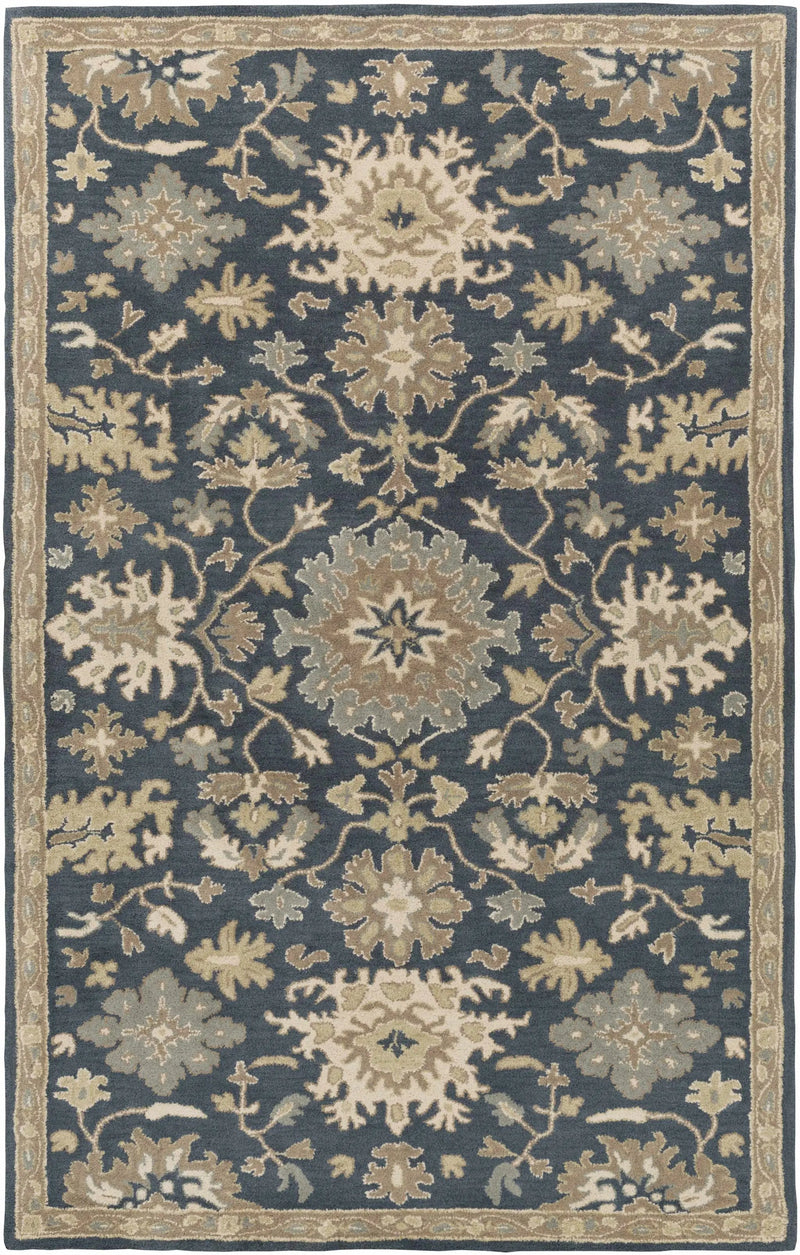 Caesar 1154 Navy Wool Rug by Boutique Rugs