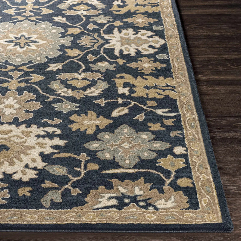 Caesar 1154 Navy Wool Rug by Boutique Rugs