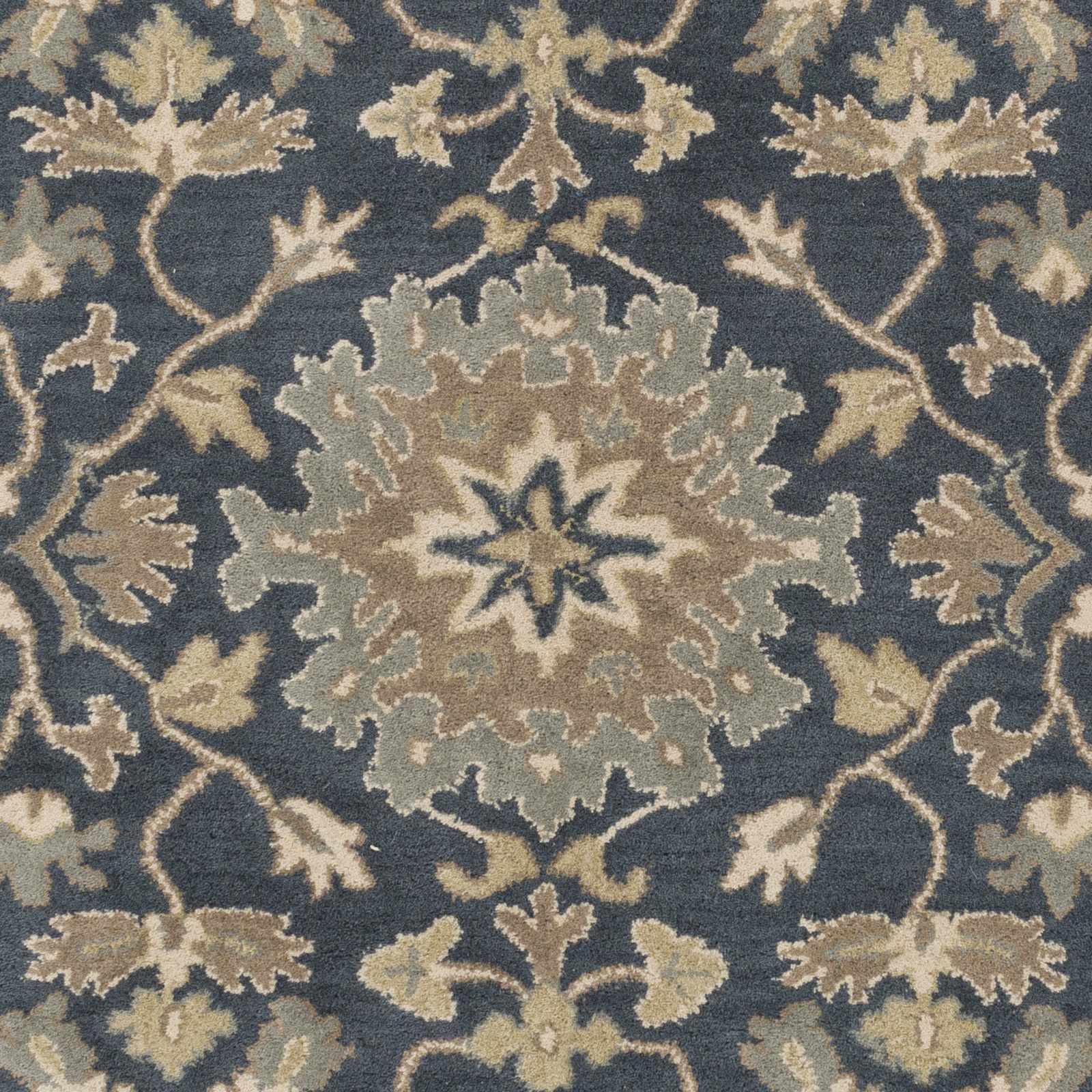 Caesar 1154 Navy Wool Rug by Boutique Rugs