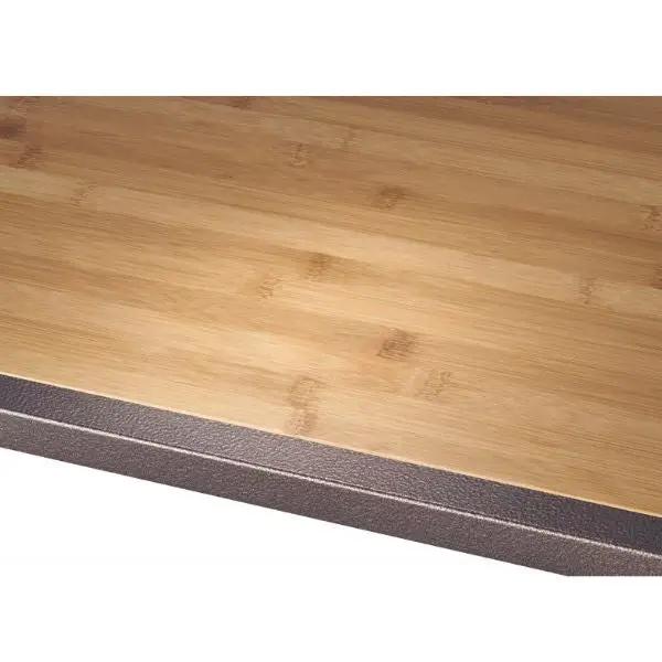 Heavy Duty 5-Shelf Steel Frame Shelving Unit with Bamboo Shelves by HomePacific