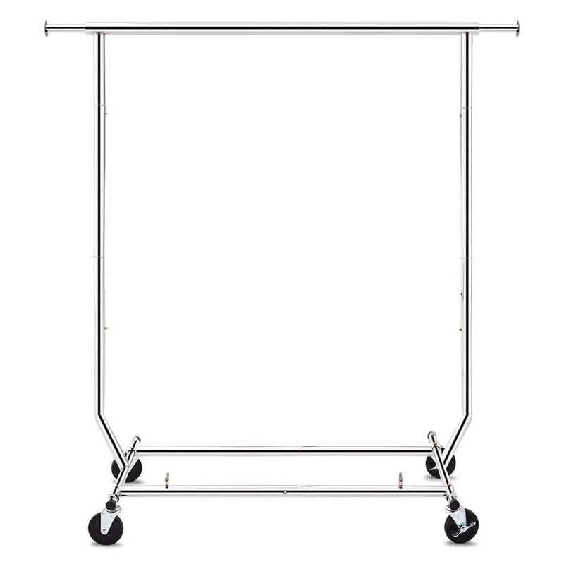 Heavy Duty Metal Clothing Garment Rack with Lockable Wheels - 250 lbs. Capacity by HomePacific
