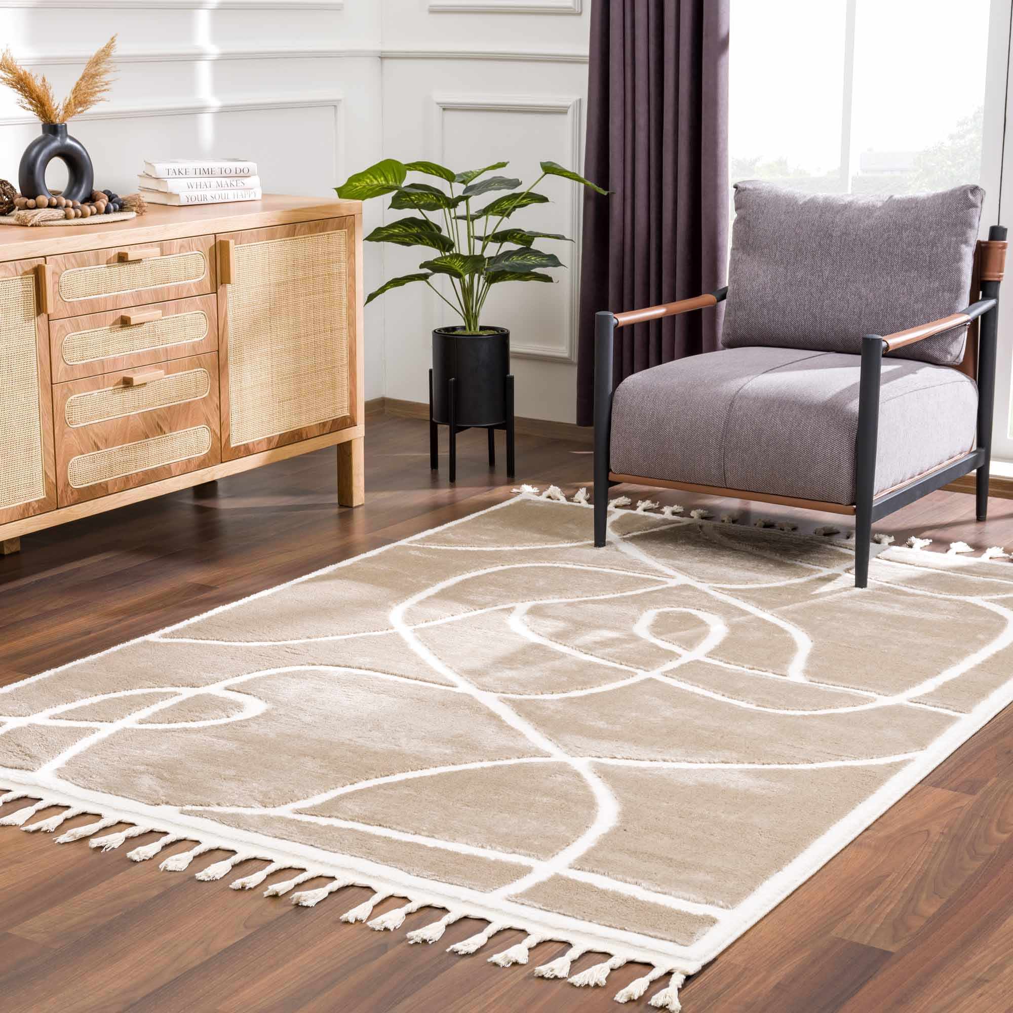 Azana Cream Area Rug - Clearance by Boutique Rugs